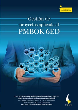 Jorge Andrés Sarmiento Rojas Gestión de proyectos aplicada al PMBOK 6ED обложка книги