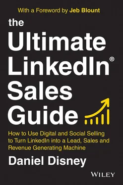 Daniel Disney The Ultimate LinkedIn Sales Guide обложка книги