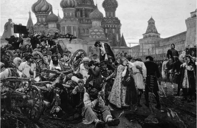 В И Суриков Утро стрелецкой казни 1881 Злодейкацаревна или - фото 20