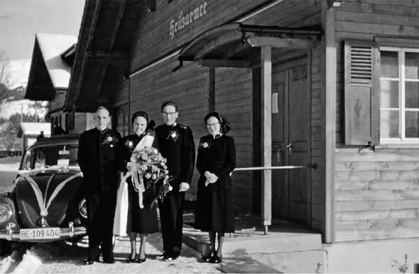 Hochzeit am 24 November 1962 Die erste gemeinsame Résidence Als frisch - фото 3