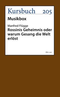 Manfred Flügge Rossinis Geheimnis oder warum Gesang die Welt erlöst обложка книги