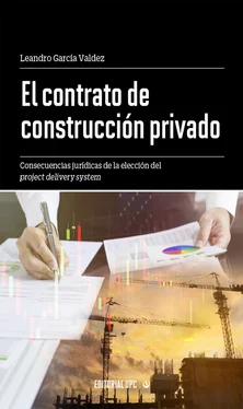 Leandro García Valdez El contrato de construcción privado обложка книги
