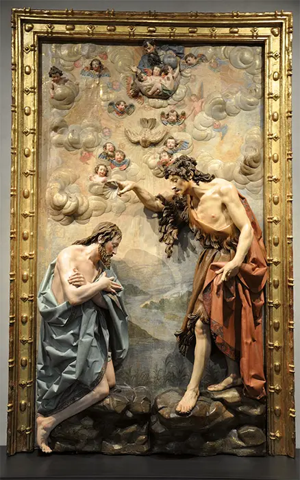 Fig 1 Gregorio Fernández Bautismo de Cristo 1624 Valladolid Museo - фото 2