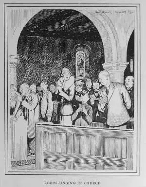 Am absentminded in Church but recalled by Robin singing hymn entirely out of - фото 31