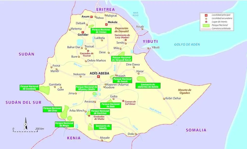 Parques Nacionales Parques Nacionales Creados bajo el reinado de Haile - фото 236