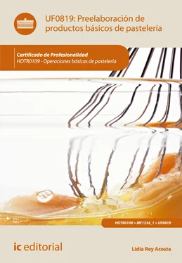 Lidia Rey Acosta Preelaboración de productos básicos de pastelería. HOTR0109 обложка книги