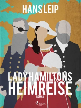 Hans Leip Lady Hamiltons Heimreise обложка книги