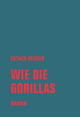 Esther Becker Wie die Gorillas обложка книги