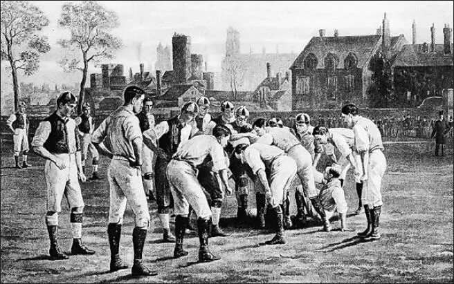 Fußball in der Public School Eton Das Dribbelspiel setzte sich durch Das lag - фото 3
