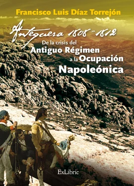 Francisco Luis Díaz Torrejón Antequera, 1808-1812. De la crisis del Antiguo Régimen a la Ocupación Napoleónica обложка книги