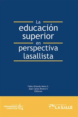 Fabio Orlando Neira Sánchez La educación superior en perspectiva lasallista обложка книги