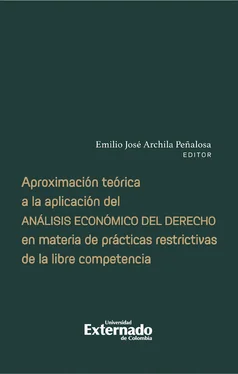 Carlos Eduardo Ruiz Villarrea Aproximación teórica a la aplicación del análisis económico del derecho en materia de prácticas restrictivas de la libre competencia обложка книги