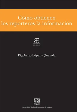 Rigoberto López y Quezada Cómo obtienen los reporteros la información обложка книги