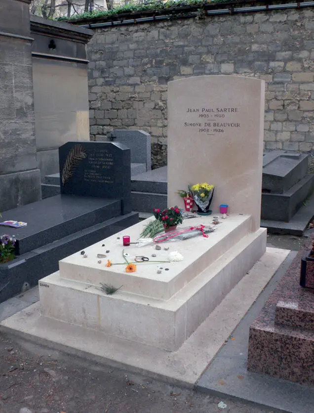 Tumbas de J Paul Sartre y Simone de Beauvoir en el cementerio de Montparnasse - фото 12