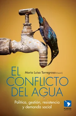 José Esteban Castro El conflicto del agua обложка книги