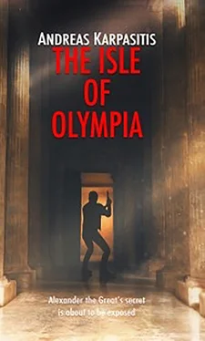 Andreas Karpasitis The Isle of Olympia обложка книги