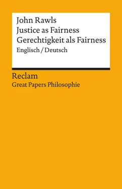 John Rawls Justice as Fairness / Gerechtigkeit als Fairness (Englisch/Deutsch) обложка книги