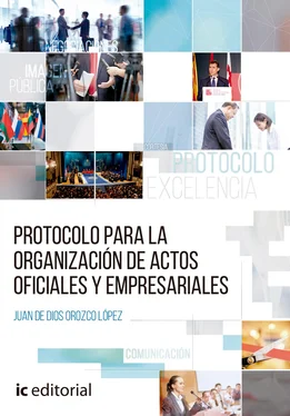 Juan de Dios Orozco López Protocolo para la organización de actos oficiales y empresariales. обложка книги