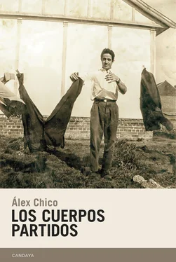 Álex Chico Los cuerpos partidos обложка книги