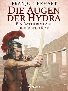 Franjo Terhart Die Augen der Hydra - Ein Ratekrimi aus dem alten Rom обложка книги