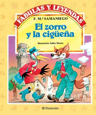 Samaniego El zorro y la cigüeña обложка книги