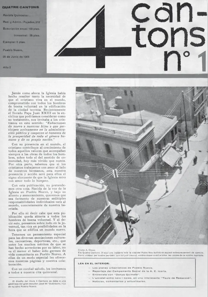 El número 1 de 4 cantons de 30 de junio de 1963 Pero a pesar de esta idea - фото 15