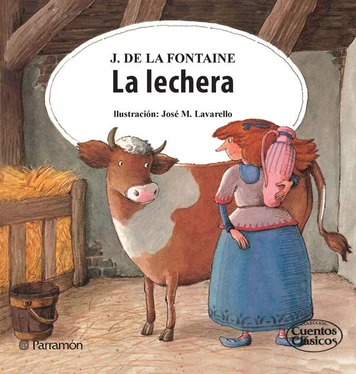 J. de La Fontaine La lechera обложка книги