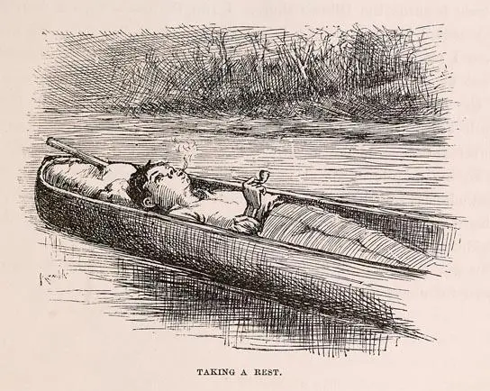 I laid there and had a good rest and a smoke out of my pipe looking away into - фото 22
