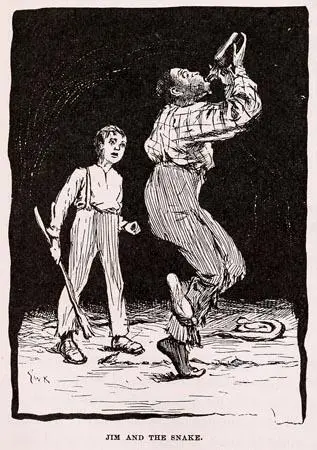 He was barefooted and the snake bit him right on the heel That all comes of - фото 29