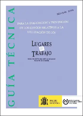 Portada de la guía técnica del INSHT sobre lugares de trabajo Derechos y - фото 14