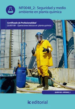 Gonzalo Rafael Rojo Aguirre Seguridad y medio ambiente en planta química. QUIE0108 обложка книги