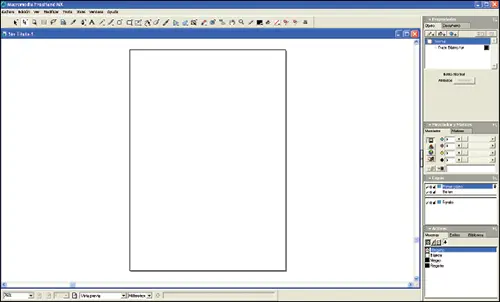 Interfaz FreeHand de un documento nuevo Cuando se inicia FreeHand y se abre un - фото 5