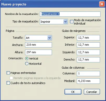 Opciones de Nuevo proyecto Los elementos de esta ventana son 1 Nombre de la - фото 21