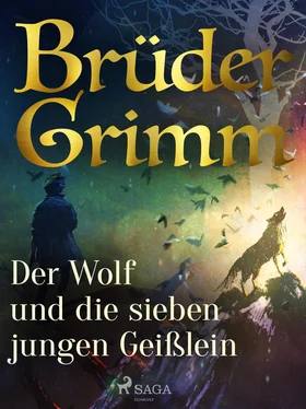 Brüder Grimm Der Wolf und die sieben jungen Geißlein обложка книги