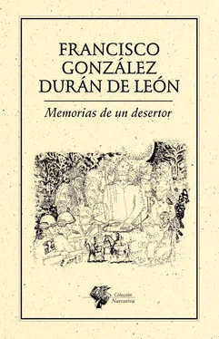 [Francisco González Durán De León Memorias de un desertor обложка книги