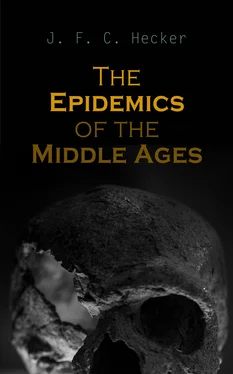 J. F. C. Hecker The Epidemics of the Middle Ages обложка книги
