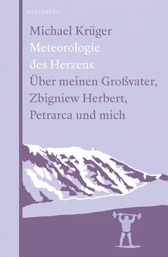 Michael Krüger Meteorologie des Herzens обложка книги