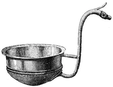 Fig 58Gold vessel½ real size found with ten other similar ones All of - фото 59