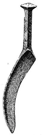 Fig 116Knife of bronze ⅓ real size Fig 117Knife of bronze ⅓ real - фото 117