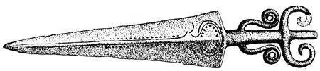 Fig 102Real sizeZeeland Fig 103In urn with burnt bones together with - фото 103