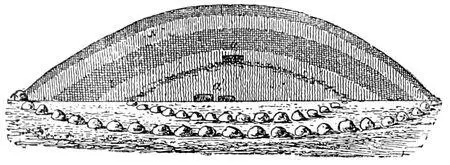 Fig 49Mound of the bronze age covering a double ring of stones diameter of - фото 50