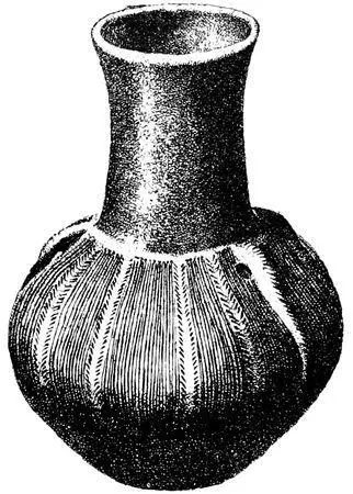 Fig 21Clay vessel which had a top Stone age ⅓ real sizeMöen Fig - фото 22