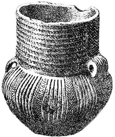 Fig 24Clay vessel found in a large passage grave with flint and other - фото 25