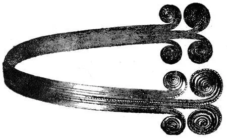 Fig 64Diadem of gold⅔ real size Balsby Scania deposited together with - фото 65