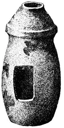 Fig 53Cinerary urn⅙ real size With burnt bonesJutland Fig - фото 54