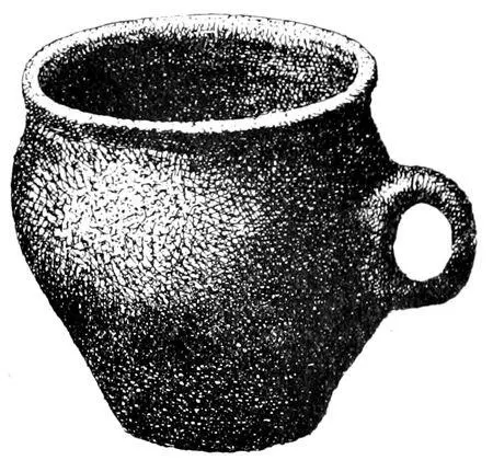 Fig 51Pot of burned clay ¼ real size Found in a mound with urns and bronze - фото 52