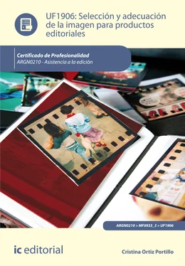 Cristina Ortiz Portillo Selección y adecuación de la imagen para productos editoriales. ARGN0210 обложка книги