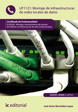 José Javier Bermúdez Luque Montaje de infraestructuras de redes locales de datos. ELES0209 обложка книги