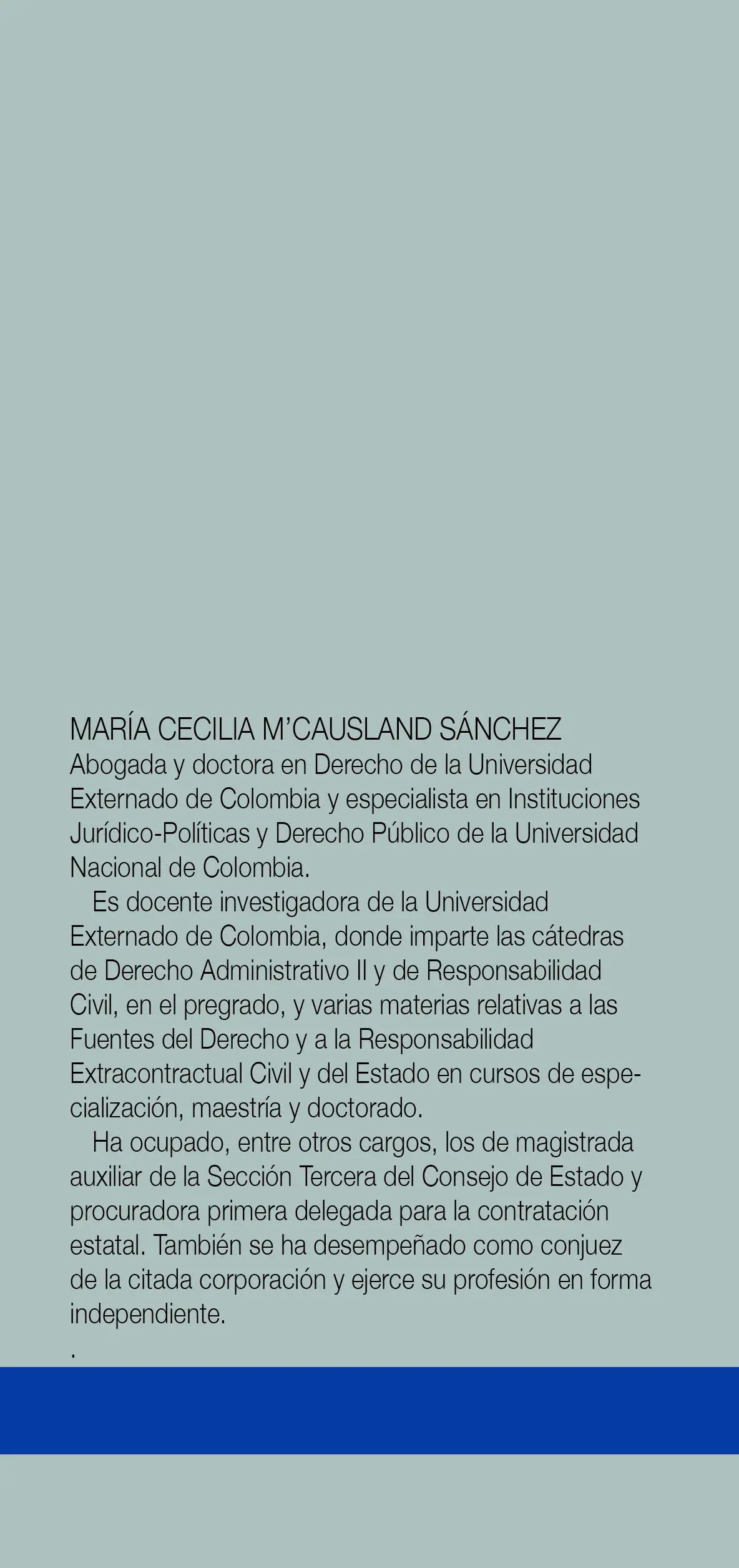 MCausland Sánchez María Cecilia Responsabilidad - фото 1