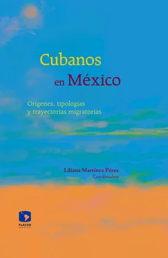 Liliana Martínez Pérez Cubanos en México обложка книги